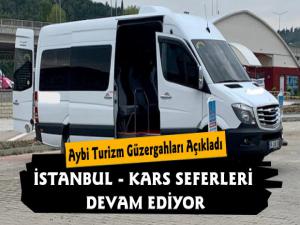 Kars İstanbul Karşılıklı Araç Seferleri Devam Ediyor