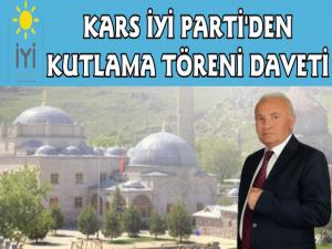 Kars İYİ Parti Cumhuriyet Bayramı ve Karsın Kurtuluş Günü Kutlaması Yapacak