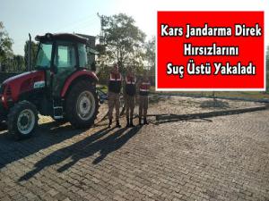 Kars Jandarma Direk Hırsızlarını Yakaladı