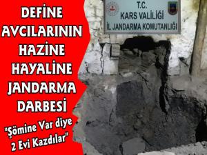 Kars Jandarmadan Define Avcılarına Suç Üstü