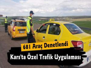 Kars Jandarmadan Yolcu Taşıyan Araçlara Denetim