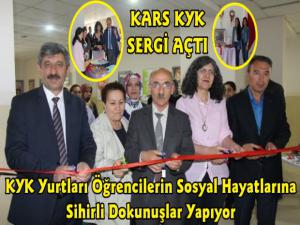 Kars KYK Yurtlarında Kalan Kız Öğrencilerin El Emekleri Görücüye Çıktı