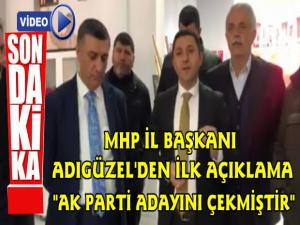 Kars MHP İl Başkanı Tolga Adıgüzel'den İlk Açıklama, AK Parti Adayını Çekmiştir
