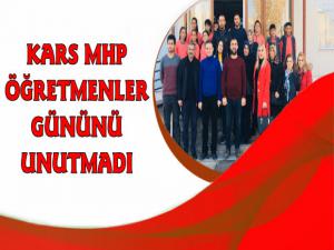 Kars MHP Öğretmenler Gününü Unutmadı