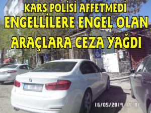 Kars Polisi Engellilere Engel Olanlara Acımadı!