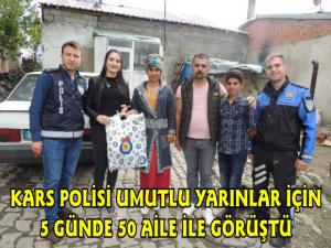 Kars Polisi Umutlu Yarınlar İçin Takipte