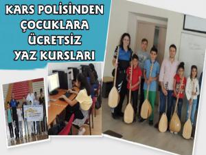 Kars Polisinden 5-17 Yaş Çocuklara Ücretsiz Kurs