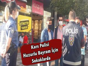 Kars Polisinden Bayram Nedeniyle Uygulama