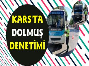 Kars Polisinden Dolmuş Denetimi