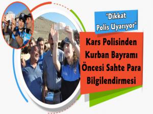 Kars Polisinden Hayvan Pazarında Sahte Para Uyarısı