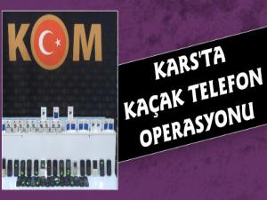 Kars Polisinden İşyerlerine Kaçak Telefon Operasyonu