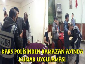 Kars Polisinden 'Kumar ve Tombala' Uygulaması