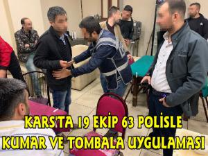 Kars Polisinden Ramazan Ayında Kumar ve Tombala Uygulaması