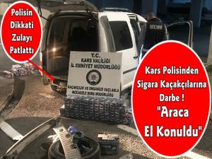 Kars Polisinden Sigara Kaçakçılarına Darbe