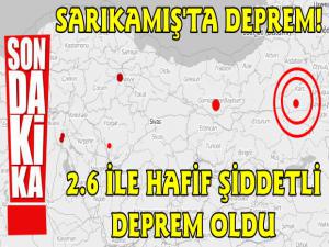 Kars Sarıkamış'ta 2.6 Şiddetinde Deprem