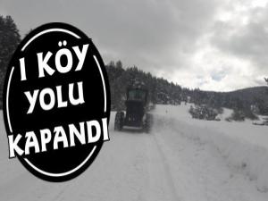 Kars'ta 1 Köy Yolu Ulaşıma Kapandı