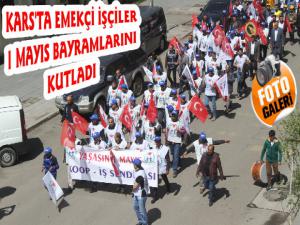 Kars'ta 1 Mayıs İşçi Bayramı Kutlaması