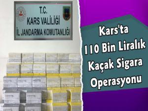 Kars'ta 110 Bin Liralık Kaçak Sigara Operasyonu