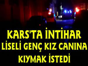 Kars'ta 16 Yaşındaki Genç Kız İntihar Etti