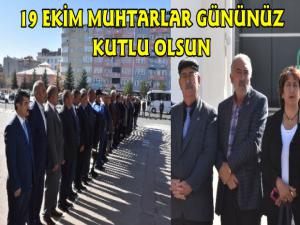 Kars'ta 19 Ekim Muhtarlar Günü Kutlandı