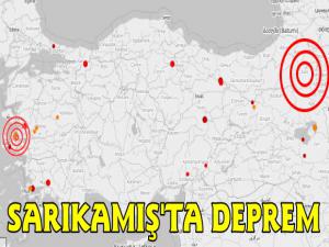 Kars'ta 2.2 Şiddetinde Deprem