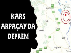 Kars'ta 2.8 Şiddetinde Deprem