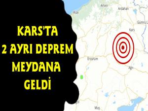 Kars'ta 2 Deprem Meydana Geldi