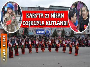 Kars'ta 23 Nisan Coşkusu