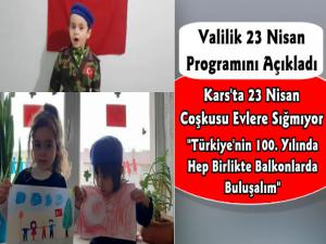 Kars'ta 23 Nisan Kutlama Programı Belli Oldu