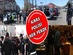 Kars'ta 240 Polisle Güven ve Huzur Uygulaması