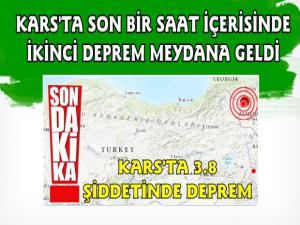 Kars'ta 3.1 Şiddetinde İkinci Deprem Meydana Geldi