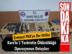 Kars'ta 3 Teröristin Öldürüldüğü Operasyonun Detayları