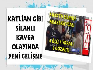 Kars'ta 6 Kişinin Öldüğü Silahlı Saldırı Olayında 2 Gözaltı