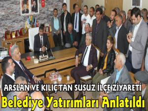 Kars'ta Ahmet Arslan ve Yunus Kılıç'tan Susuz İncelemesi