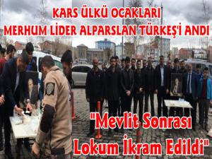 Kars'ta Alparslan Türkeş Anıldı