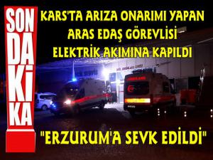 Kars'ta Aras Edaş Görevlisi Elektrik Akımına Kapıldı