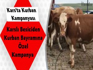 Kars'ta Besiciden Kurbanlık Kampanyası