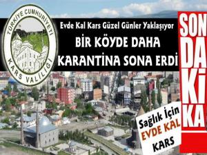 Kars'ta Bir Köyün Karantinası Sona Erdi