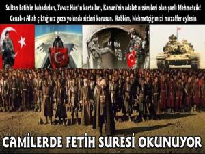 Kars'ta Camilerde Mehmetçik İçin Fetih Suresi okunacak