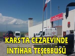 Kars'ta Cezaevinde İntihar Teşebbüsü