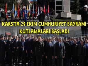 Kars'ta Cumhuriyet Bayramı Kutlamaları Başladı