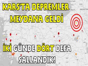 Kars'ta Deprem, İki Günde Dört Defa Sallandık