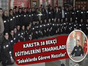 Kars'ta Eğitimleri Tamamlanan 58 Mahalle Bekçisi Göreve Hazır