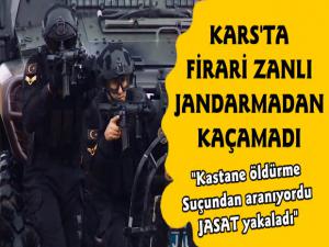 Kars'ta Firari Cinayet Zanlısı Jandarmadan Kaçamadı