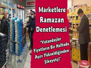 Kars'ta Gıda Satışı Yapan İşletmelere Ramazan Denetimi 