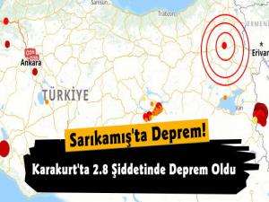 Kars'ta Hafif Şiddetli Deprem