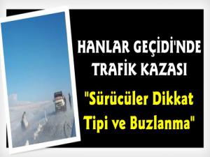 Kars'ta Hanlar Geçidi'nde Trafik Kazası