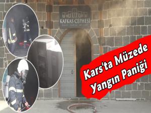 Kars'ta Harp Tarihi Müzesi'nde Yangın