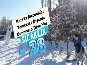 Kars'ta Hava Buz Kesti, Hissedilen Sıcaklık - 28