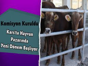 Kars'ta Hayvan Pazarında Yeni Dönem Başlıyor